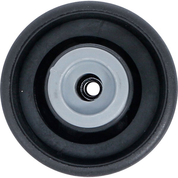 Rundes Befestigungselement aus Kunststoff