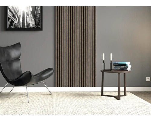 Sockelleiste für Akustikpaneele FU250L1 MDF Weiß FOFA015 foliert 18,5x100x2400mm