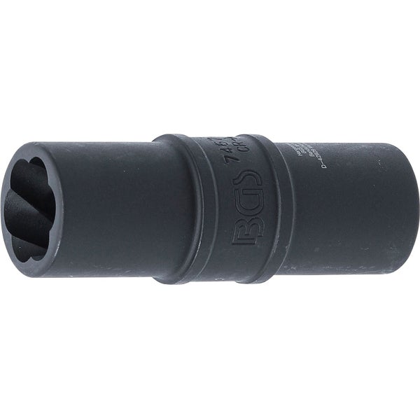 BGS Kraft-Spezial-Schraubenausdreh-Wendeeinsatz 17 mm 12,5 mm (1/2) - 7467-17