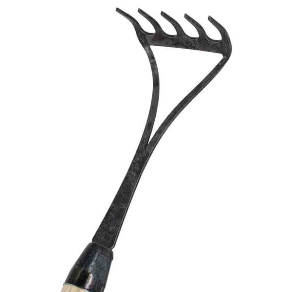 Gartenrechen mit Stiel