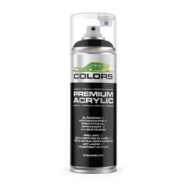 COLORS Premium Acrylic Sprühfarbe 400ml RAL 9005 Tiefschwarz Glanz