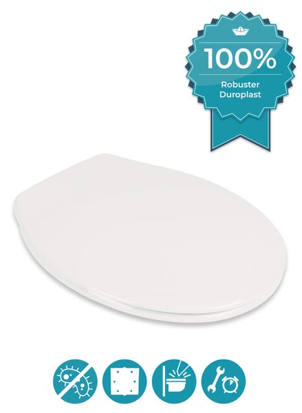 Abmessungen und Details eines WC-Sitzes