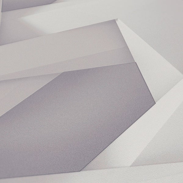 Geometrisches Tapetenmuster mit dreidimensionalen Formen