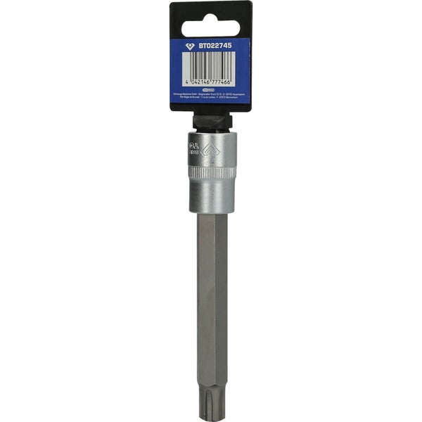 BRILLIANT TOOLS 1/2 RIBE-Bit-Stecknuss 140 mm lang M13 - BT022745