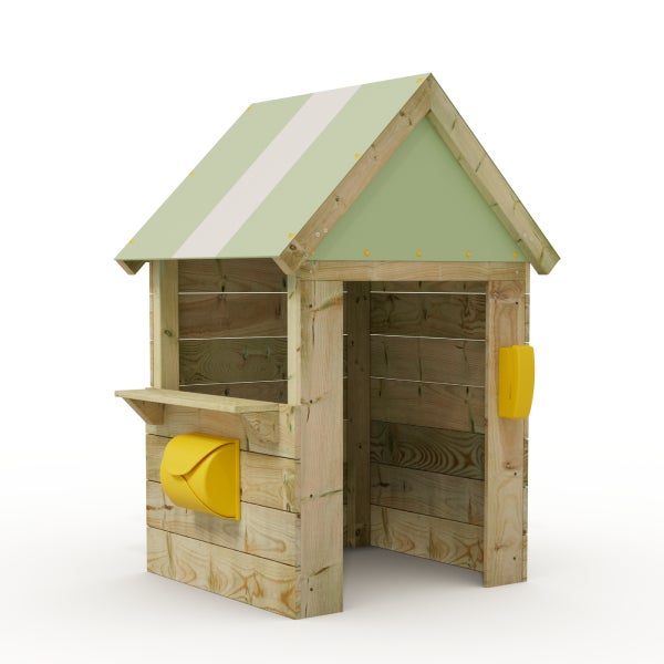WICKEY Kinder Garten Spielhaus Hut mit Fenster - pastellgrün