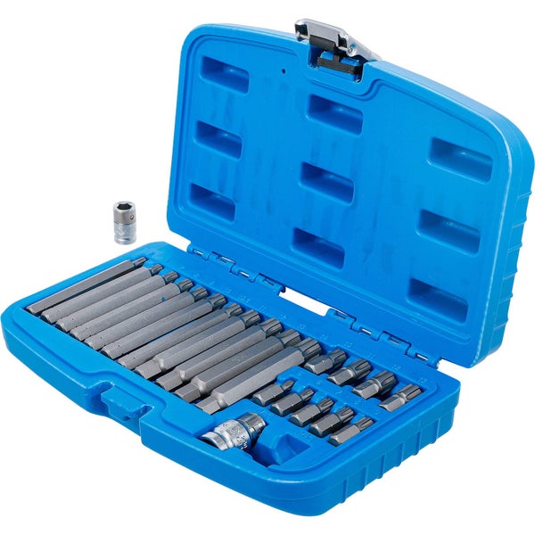 BGS Bit-Satz Antrieb Außensechskant 10 mm (3/8) Keil-Profil (für Ribe) 22tlg. - 5013