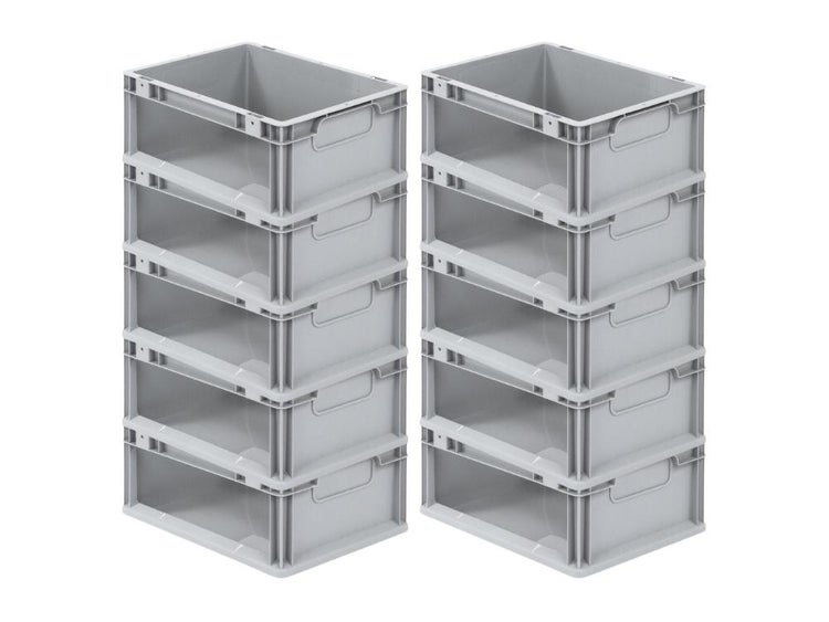 PROREGAL Eurobox NextGen Store HxBxT 17 x 30 x 40 cm 16 Liter Seite Offen Eurobehälter Transportbox