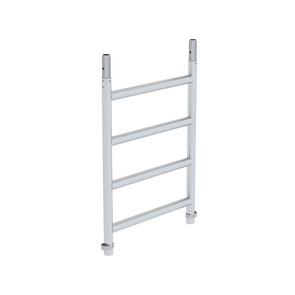 Aufbaurahmen für Gerüst aus Aluminium mit 4 Sprossen.