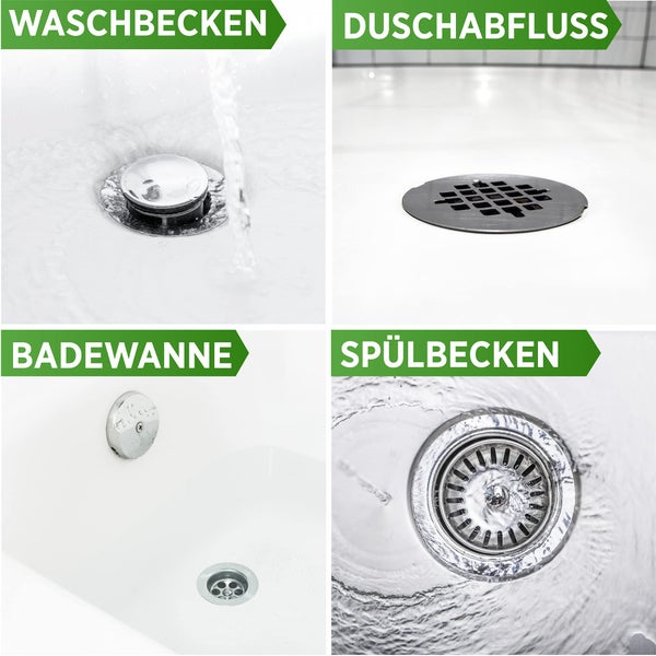 PRINOX® Abflussreiniger 1000ml EXTRA STARK - Profi Rohrreiniger löst Haare, Essensreste & schwerste Verstopfungen - Rohrfrei gegen hartnäckige Verstopfungen & üble Gerüche - Biologisch abbaubar