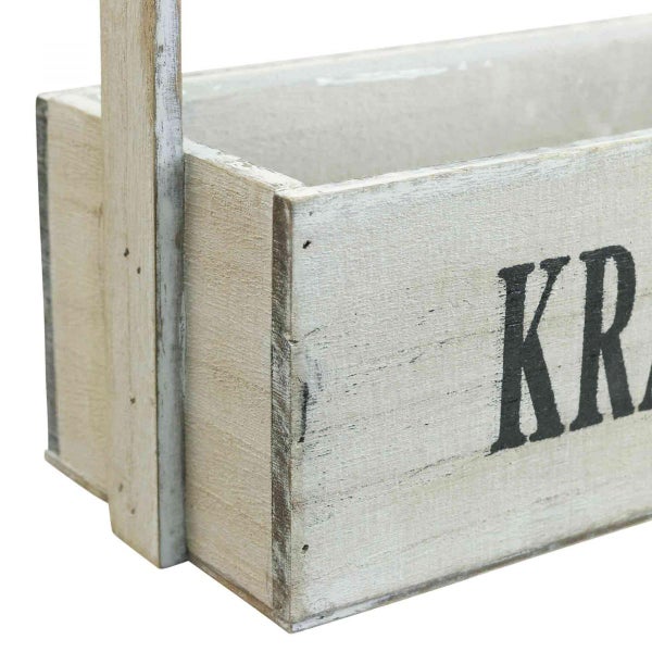 Holzkiste mit Tragegriff