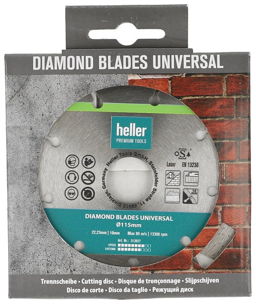 Heller Dia-Trennscheibe Ø 125 mm Diamond Blade Universal - 1 Stück