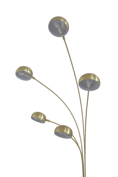 Stehlampe mit fünf Leuchten