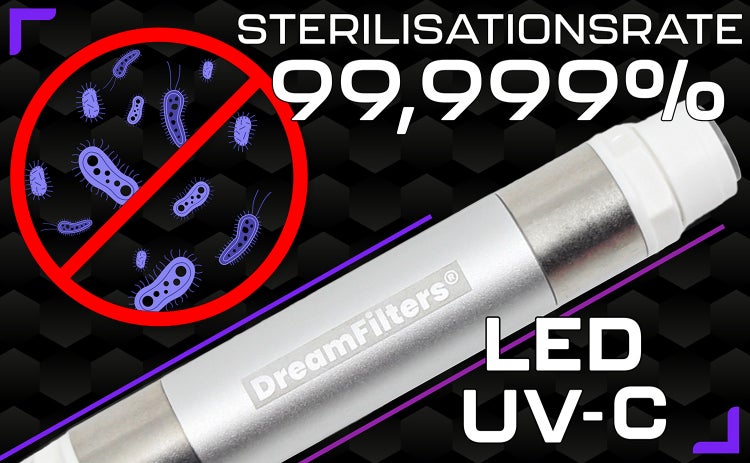 UVC-LED 12/24V Modul zur Wasserentkeimung für Wohnmobile und Filtersysteme.