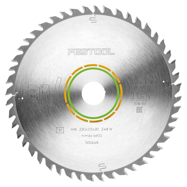 Festool Sägeblatt mit 230 x 2,5 x 30 Millimeter und 48 Zähnen