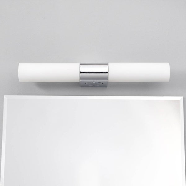Lindby Wandleuchte, Wandlampe Bad Ziva (spritzwassergeschützt (Modern) in Chrom aus Metall (2 flammig E14) - Wandleuchten Spiegelleuchte Badezimmer Wandbeleuchtung Badezimmerleuchte