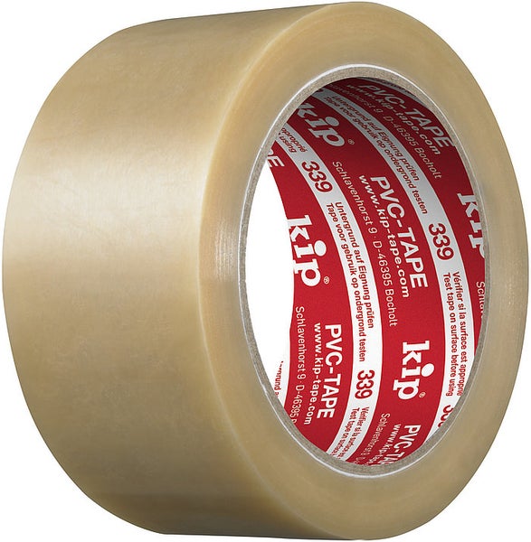 KIP Packband PVC transp. 50mm 66m Typ339 - 1 Rolle