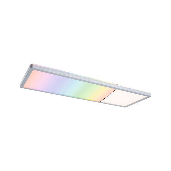 LED Panel Atria Shine Backlight eckig 580x200mm 20W 2000lm RGBW Chrom matt dimmbar
