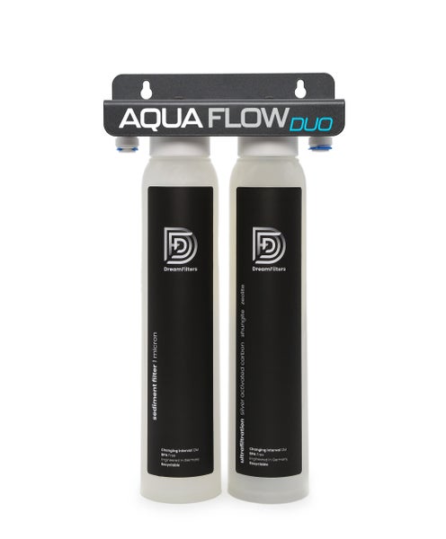 Wasserfilter Aqua Duo Wasserfilter, Kompaktes Filtersystem mit Ultrafiltration und Aktivkohleblock mit Silberionen.