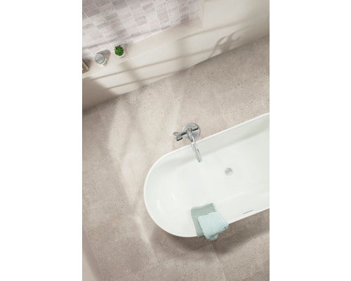 Bodenfliese Rako Piazzetta hellgrau 60x60cm