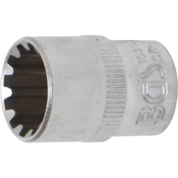 BGS Steckschlüssel-Einsatz Gear Lock Antrieb Innenvierkant 10 mm (3/8) SW 14 mm - 10314