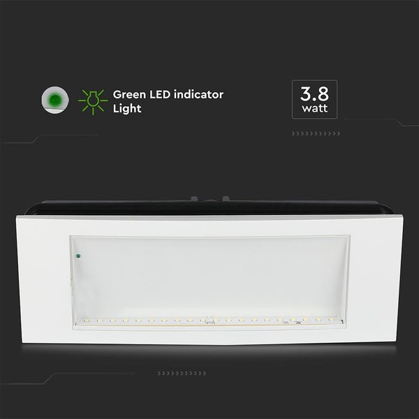LED-Notleuchte, 3,8 Watt