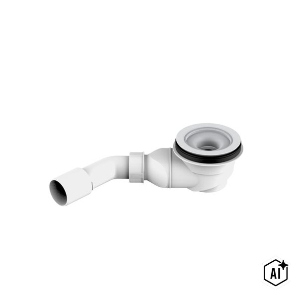 Duschwannenablauf mit Siphon für Duschtassen