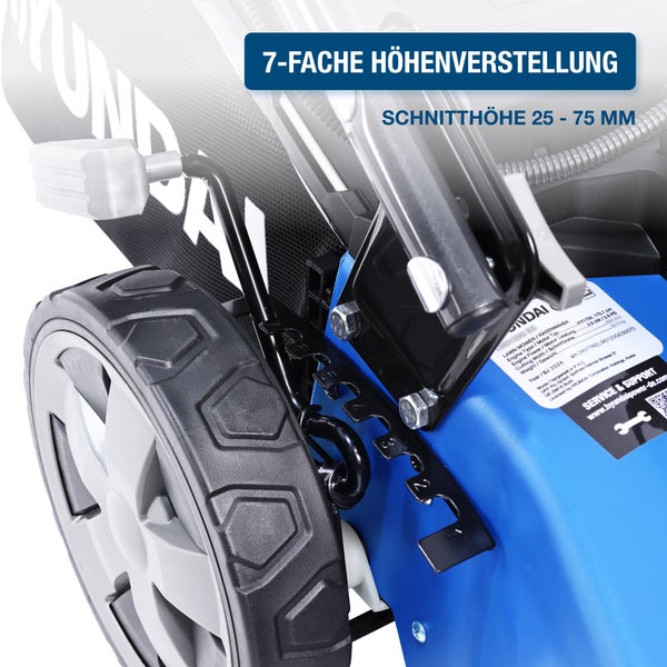 HYUNDAI Benzin-Rasenmäher LM5122G (Mulcher/Mäher mit Radantrieb, 3.9 PS Hyundai Motor)
