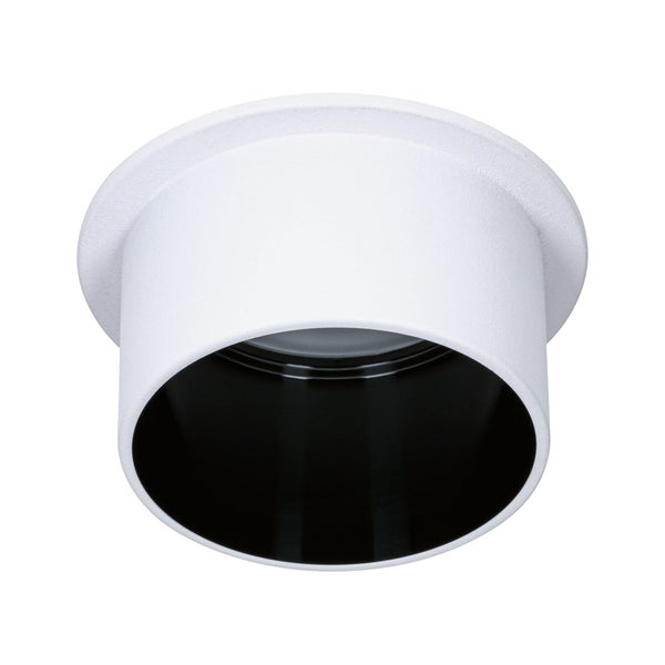 LED Einbauleuchte 3-Step-Dim Gil Coin IP44 rund 68mm Coin 6W 470lm 230V dimmbar 2700K Weiß matt, Schwarz matt