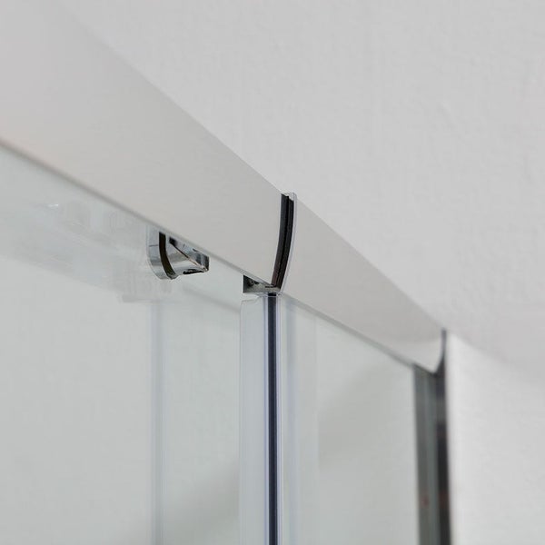 Klarglas Duschkabine mit einstellbare Seiten Sicherheitsglas 4mm | Leo
