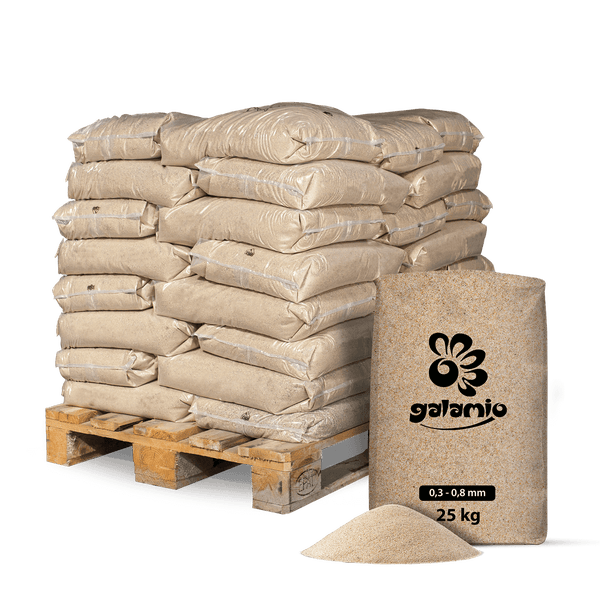 Galamio Quarzsand 25kg x 40 Sack 1000kg Palette