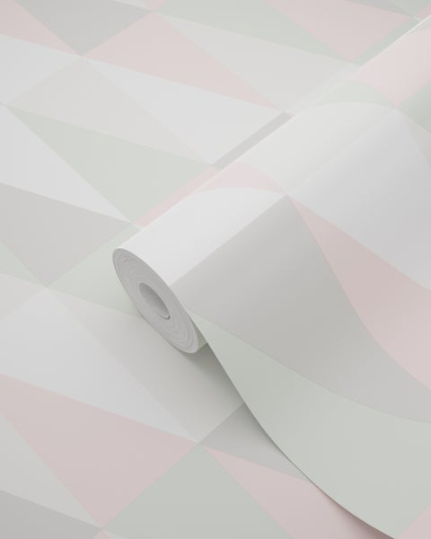 Rolle geometrische Tapete mit Dreiecksmuster