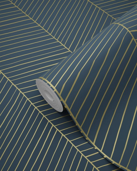 Tapetenrolle mit grafischem Muster