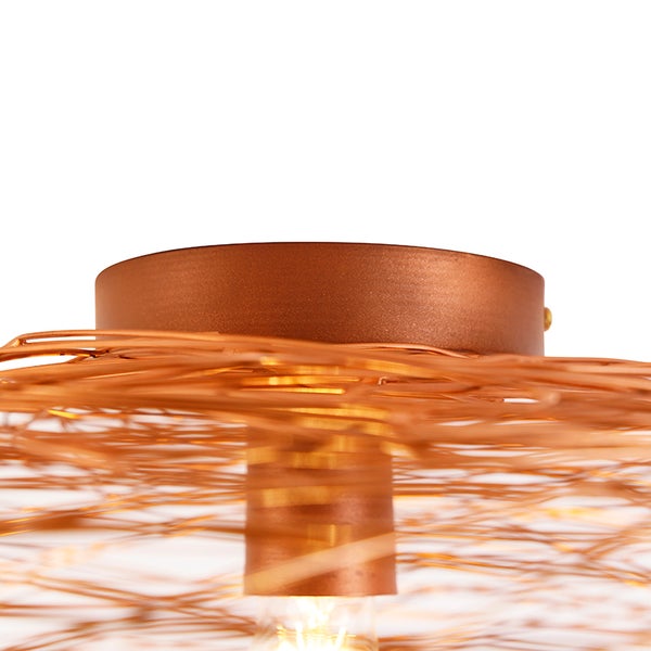 Deckenleuchte aus Metall mit filigranem Design