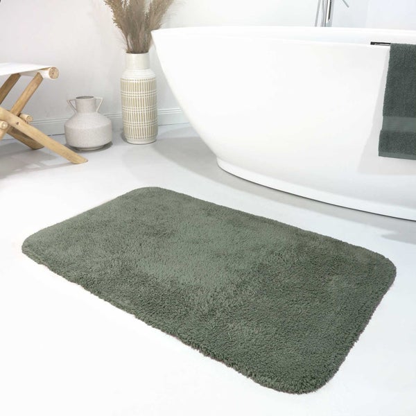 Badteppich Grün Ole WECONhome Basics 60x100 cm