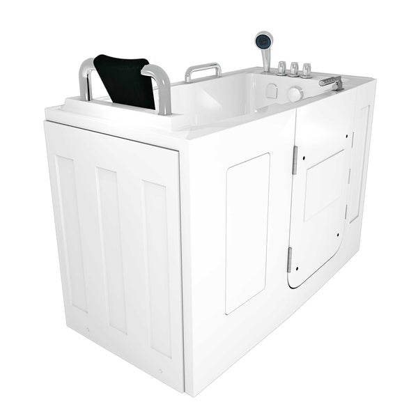 Begehbare Badewanne mit Tür, Sitz und Handbrause