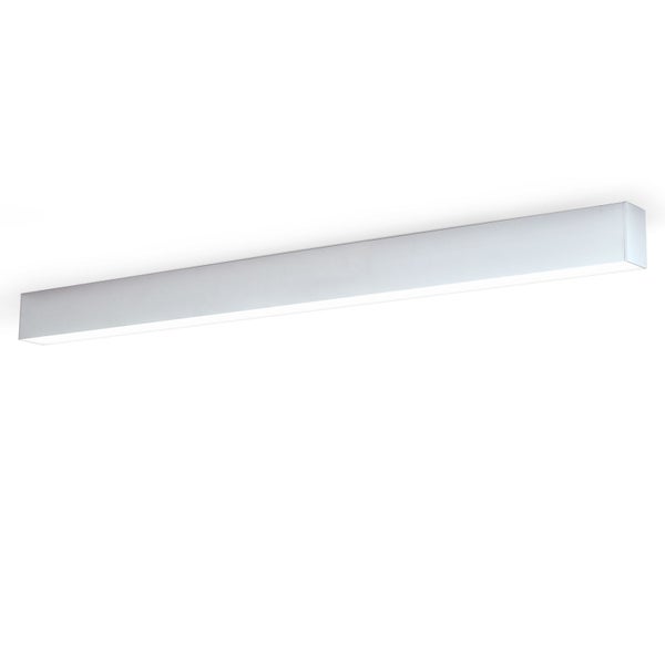 LED Langfeldleuchte zur Deckenmontage mit rechteckigem Design