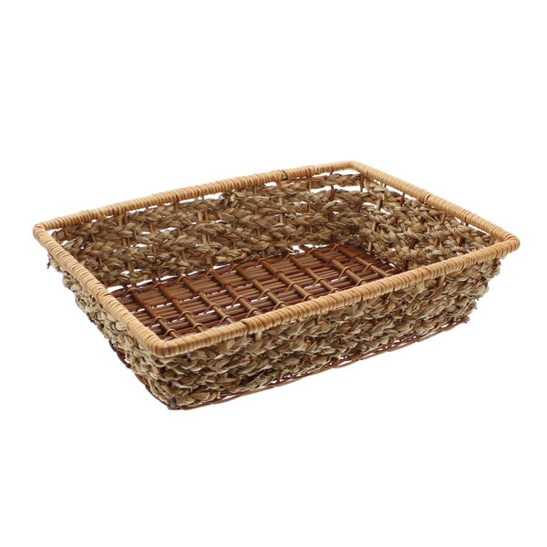 FRANK FLECHTWAREN | Schale Fern, KORBGEFLECHT, 35 x 23 x 9 cm