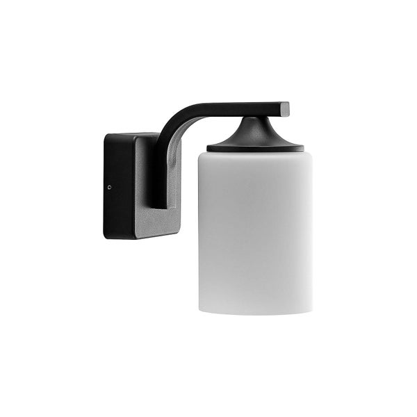 Lindby Wandleuchte außen Yannis (Modern) in Alu aus Aluminium (1 flammig, E27) - Außenwandleuchten Wandlampe Led Außenlampe Outdoor für Außenwand/Hauswand Haus Terrasse & Balkon