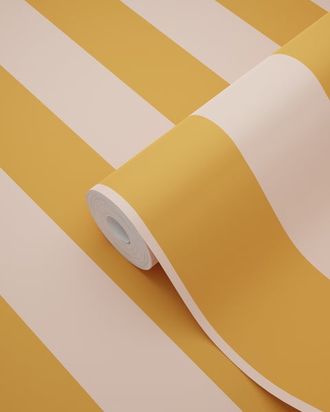 Tapetenrolle mit Streifenmuster