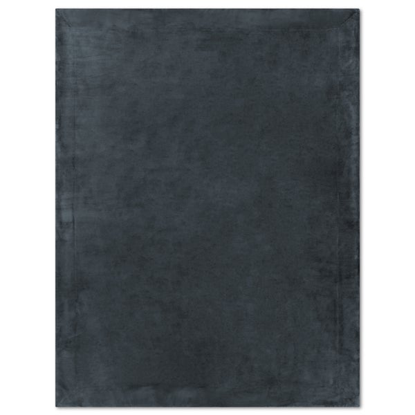 Beautissu Alina Decke 150x200cm Anthrazit/Anthrazit