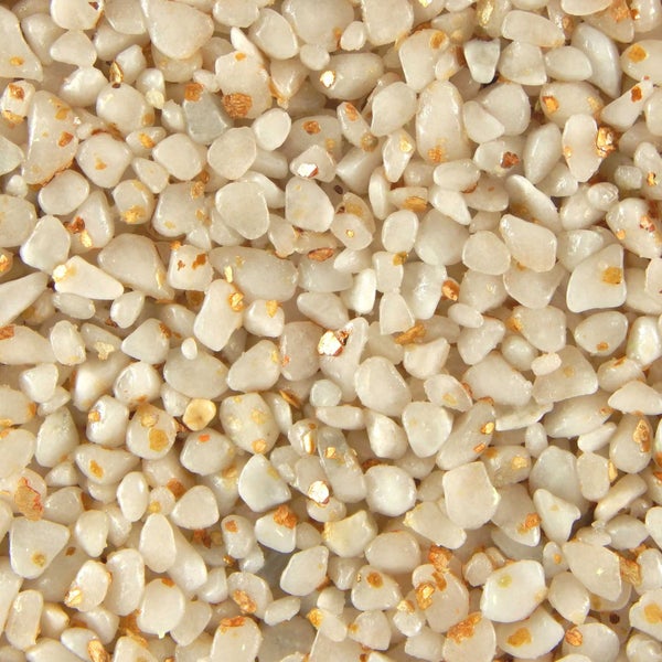 Terralith Marmor - Steinteppich bianco gold für 1 qm - außen -