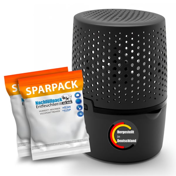 Luftentfeuchter mit Nachfüllbeuteln