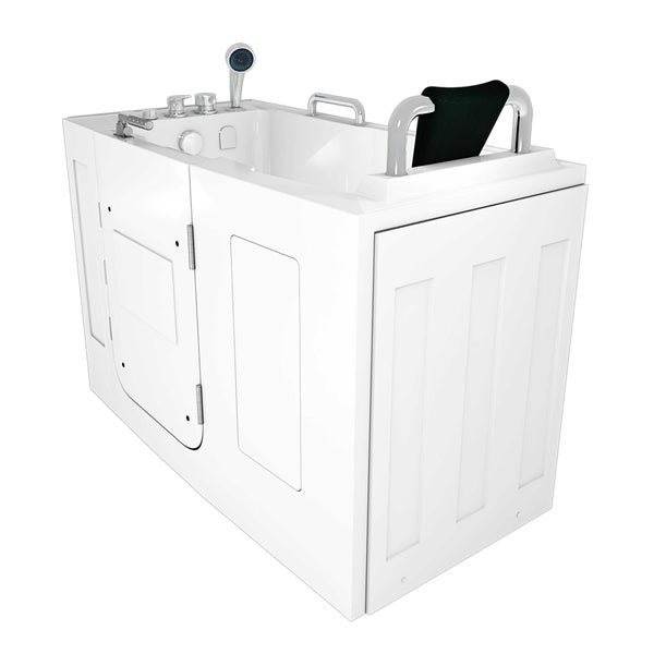 Begehbare Badewanne mit Tür, Sitz und Handbrause