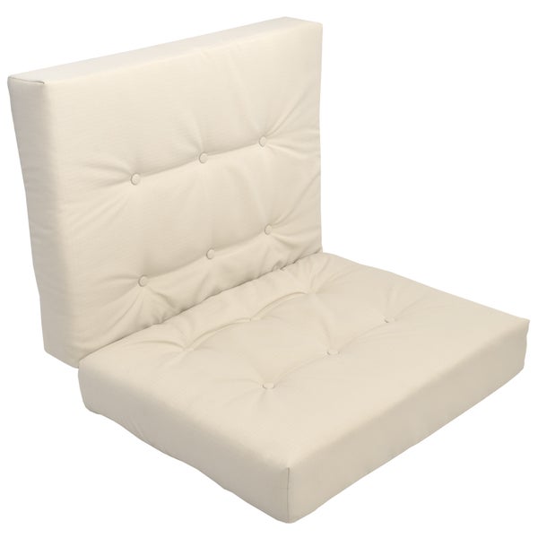 Beautissu ECO Elements Palettenkissen Sitz 120x80x15cm Natur