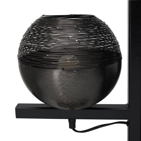 Designer Stehlampe in Schwarz, Wohnzimmer Lampe | Wohnzimmer Esszimmer Leuchte