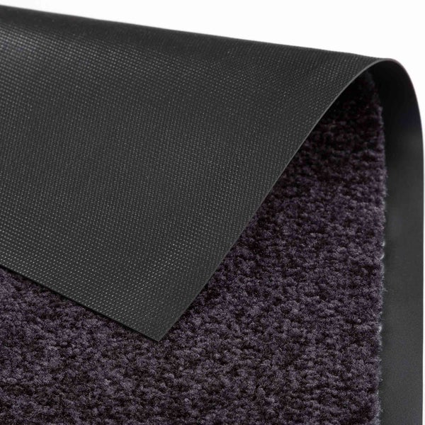 Detailansicht einer Fußmatte mit rutschfester Rückseite