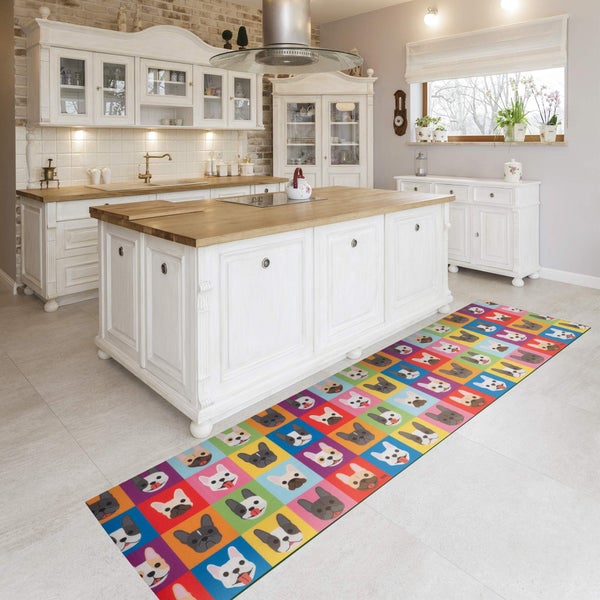 1 St. Moderner Küchenläufer BAUBAU Multicolor 50 x 280 cm