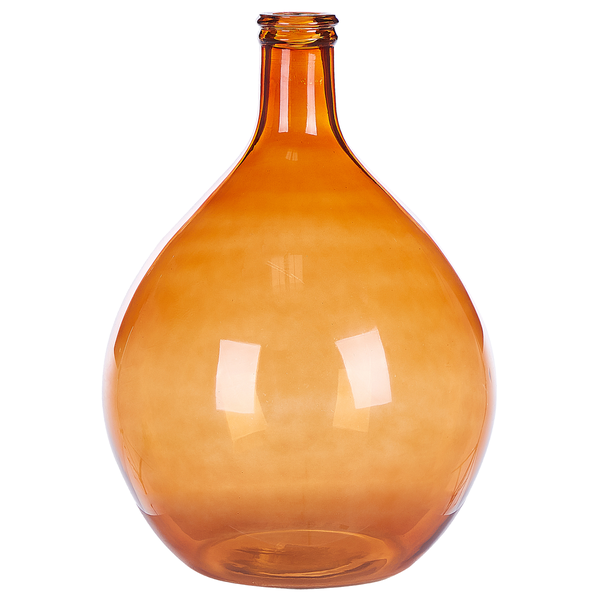Dekovase CHATNI Glas 48 cm Goldbraun