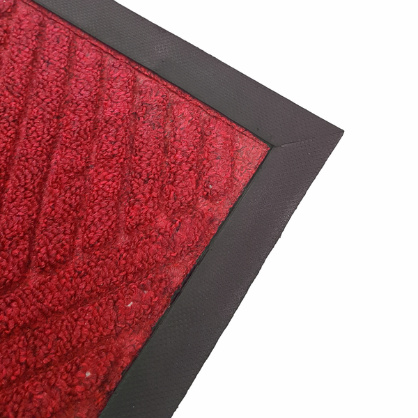 Eingangsmatte Brush Clean 90x150 cm - Rot