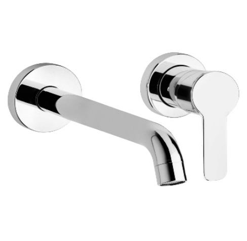 Wandarmatur für Badezimmer mit Hebel